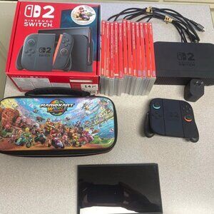 Nintendo Switch 2 Console with 12 Games PLUS Mario Carrying Case